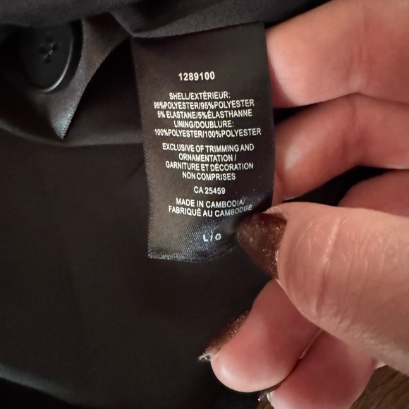 Steve Madden Black Sport Coat Single-Breasted Blazer - Picture 4 of 4